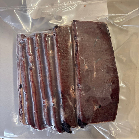 Slice Wagyu  Beef Liver in cryovac packaging