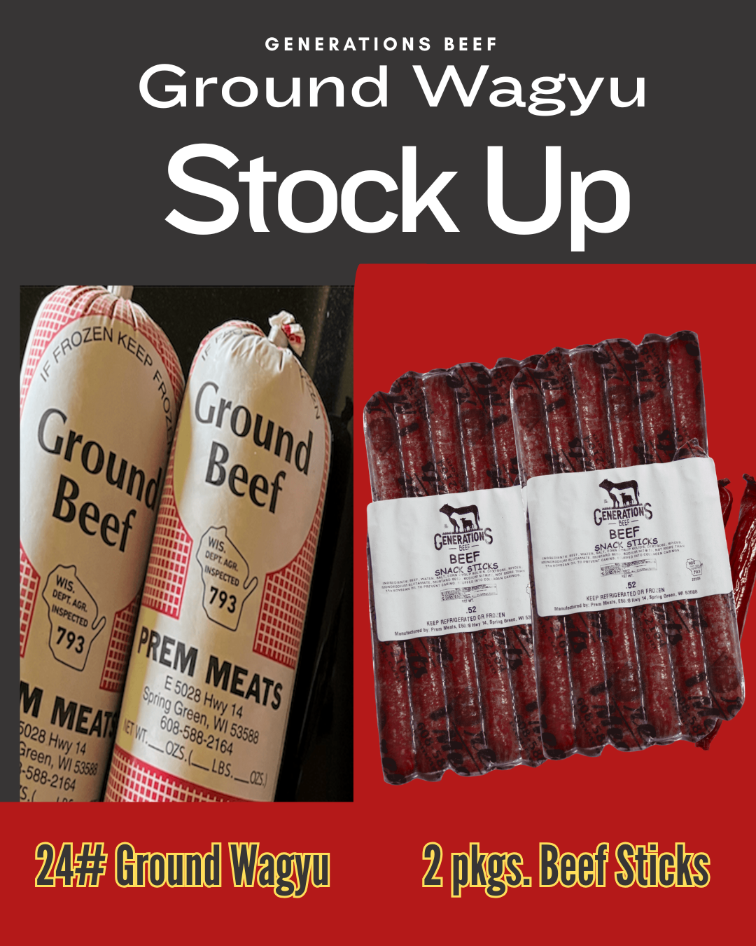 Ground Wagyu Stockup