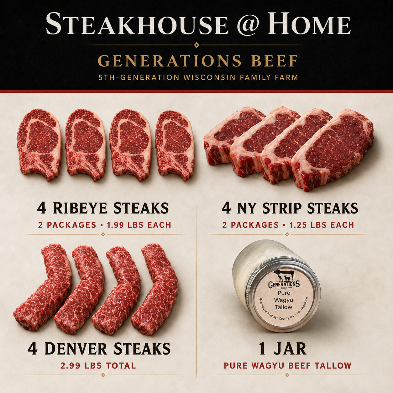 Steakhouse at Home Bundle